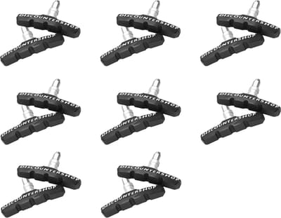 Remblokken fiets set - 8 Paar (16 Stuks) 70mm Universele V Remblokjes - Geschikt voor Veel Soorten Fietsen: Mountainbike, Stadsfiets, Vouwfiets, Tourfiets