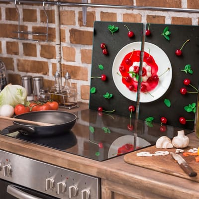 TMK ArtDeko - Snijplank - Glas - 30x52 cm - Inductiekookplaat