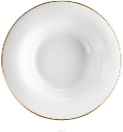 Villa Italia PLUS GOLD Diepbord 23 cm - Elegant Porselein met Gouden Rand