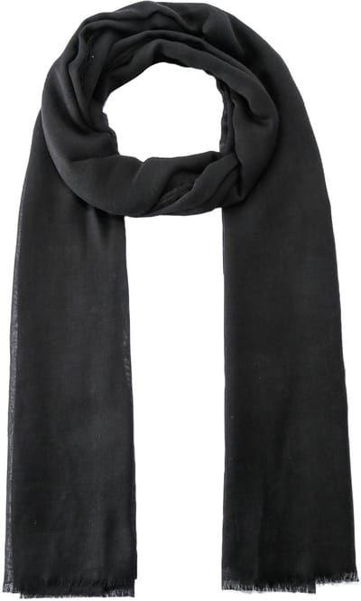 Emilie scarves - sjaal - zwart - basic sjaal - omslagdoek - lang - 200X90CM - viscose