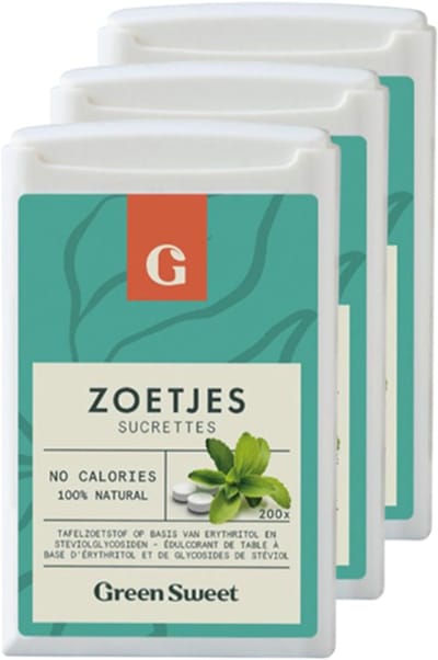 Green Sweet | Zoetjes (200 stuks) | 3 stuks | 3 x 200g