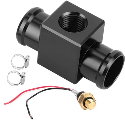 Radiator Ventilator Schakelaar - Koelvloeistof Sensor - Motor Temperatuur - Nauwkeurige Regeling - 125-650 Ml - Zwart