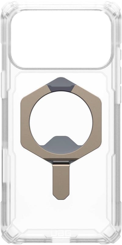 UAG Plasma XTE Backcover geschikt voor MagSafe geschikt voor iPhone 17 Pro - Clear Titanium