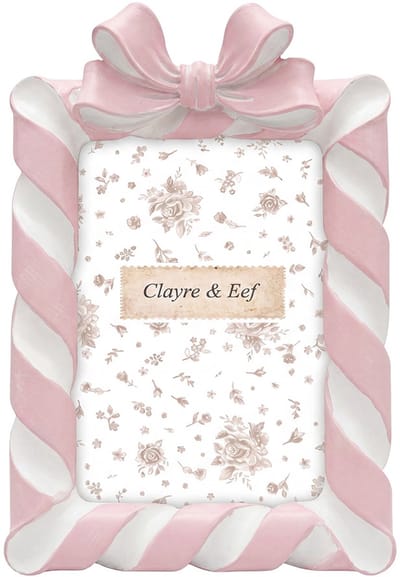 Clayre & Eef Fotolijst Roze Kunststof