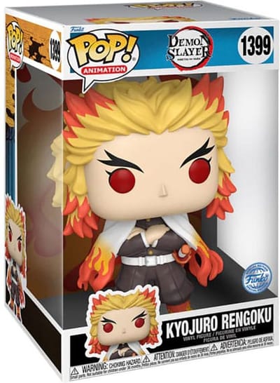 Funko Demon Slayer: Kimetsu no Yaiba - Super Sized Jumbo POP! Rengoku 25 cm Verzamelfiguur - Multicolours