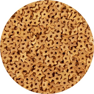BrandNewCake® Eetbare Confetti Open Sterren Goud 55gr - Taartdecoratie Sprinkles - Strooisel - Taartversiering