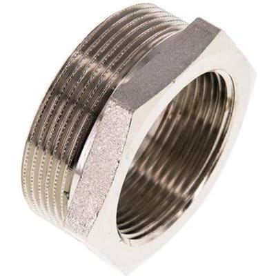 G 1 1/2'' x G 2'' F/M Vernikkeld Messing Verloopring 16 Bar - FL2S-FM-BN-112G-200G
