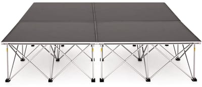 2 m x 2 m Draagbare Podiumset van Gear4music, 40 cm