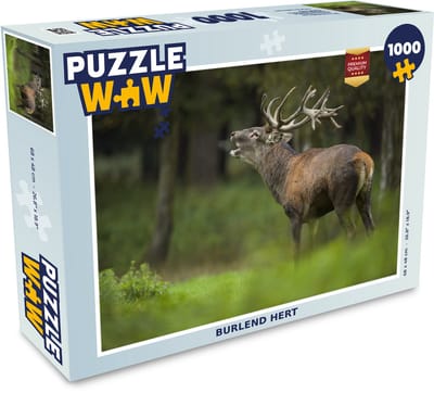 Puzzel Eland - Bos - Portret - Legpuzzel - Puzzel 1000 stukjes volwassenen