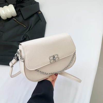 Retro Modetas voor Dames Nieuwe Trendy Casual Persoonlijkheid Niche Trendy Mooie Lente Crossbody Tas Kleine Vierkante Tas beige