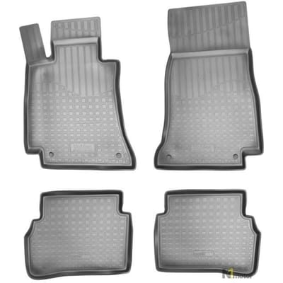 NORM Vloermatten | TPE Rubberen Vloermatten Voor Alle Seizoenen Voor Mercedes C-Klasse W205 / S205 2015-2021