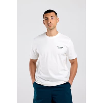America Today Edson Off White Maat: L | Basic T-Shirts Outlet | Heren | Wit