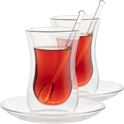 Dubbelwandige Glazen – Koffieglazen & Theeglazen – 150 ml – Set van 2 – Latte Macchiato en Cappuccino – Koffietassen – Vaatwasserbestendig – Dubbelwandig Borosilicaatglas