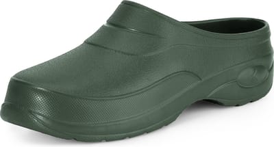 Ladeheid Unisex Clogs Tuinklompen - Tuinschoenen - Lichte - Dames - Heren - Donkergroen – 38 – LA-KL-037