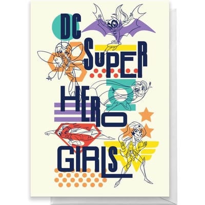 DC Super Hero Girls Greetings Card - Standard Card