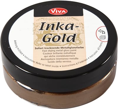 Inka-Gold, brown gold, 50 ml/ 1 Doosje