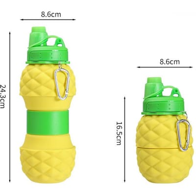 Buiten Sport Reis Waterkoker Opvouwbare Siliconen Beker Eetbare Siliconen Waterbeker Creatief Intrekbaar 700ml1PCS