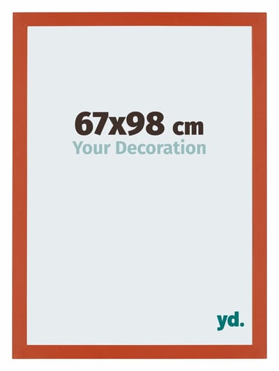 Your Decoration - Puzzellijst 67x98 cm - Oranje - Puzzellijst 1500-2000 stukjes - MDF Fotolijst - Mura