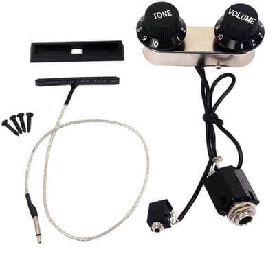Allecto - Viool Pickup - Piezo Transducer Set - Eenvoudig te