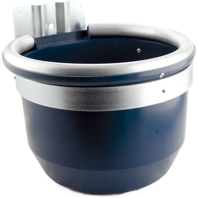 Afneembare ronde antimorsvoerbak voor paarden Umbria Equitazione