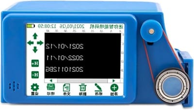 Handbediende Inkjetprinter - Mini Codeermachine - Producten Markeren - Sneldrogende Inkt - 2-12.7mm Hoogte - Zwart