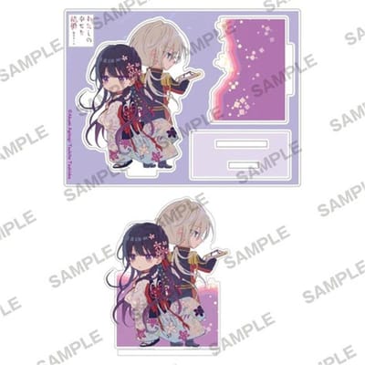 Japan My Happy Marriage Anime Figuren Saimori Miyo Cosplay Acryl Standaards Kudō Kiyoka Karakter Model Schattig Bord Bureau Decor Pro 10 cm