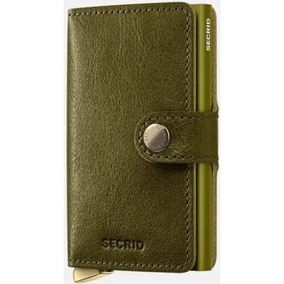 Secrid Premium Miniwallet pasjeshouder Basco Olive +