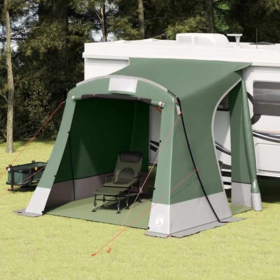 vidaXL - Achterkleptent - 285 - x - 255 - x - 245 - cm - Waterdicht - Groen - taft