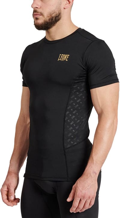 Leone1947 Dna T-shirt Met Korte Mouwen Zwart 2XL Man