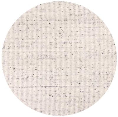 DÉJA Living Vloerkleed Rond Ø300cm - Laagpolig Lichtgrijs Wol - Bela