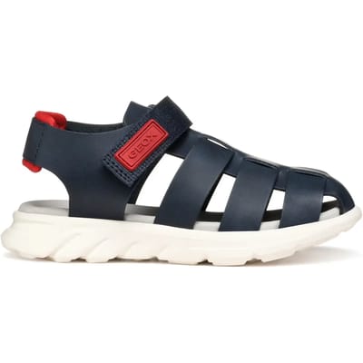GEOX SANDAL AIRADYUM JONGENS Sandalen - MARINEBLAUW/ROOD - Maat 24