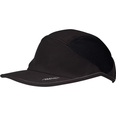 Avento Runningcap - Basic Black - Quick Dry - Zwart