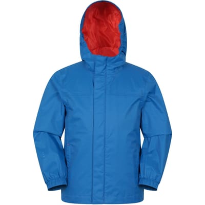 Mountain Warehouse Torrent waterdichte jas voor kinderen (Helder Blauw)
