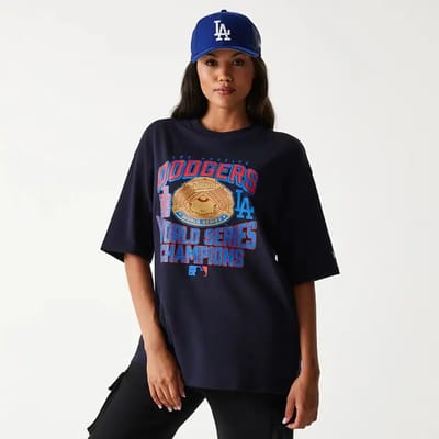 T-shirt oversize Los Angeles Dodgers New Era MLB World Series