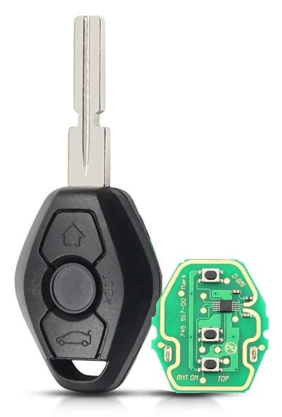 XEOD 3 knops autosleutel - Complete sleutel - Met electronica - Geschikt voor BMW - 433MHZ - HU58 - 7935 - 1 stuks