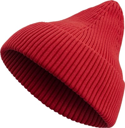 Rode Kevin Kite Lichtgewicht Beanie van Organisch Katoen