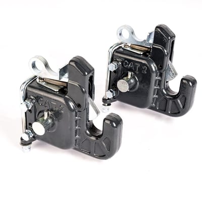 2 x Vanghaak Cat 2 – Snelkoppelingsset voor Tractor – Snelwisselsysteem voor hefarmen