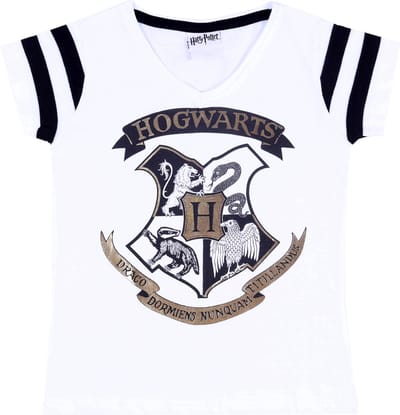 Wit meisjes T-shirt Harry Potter