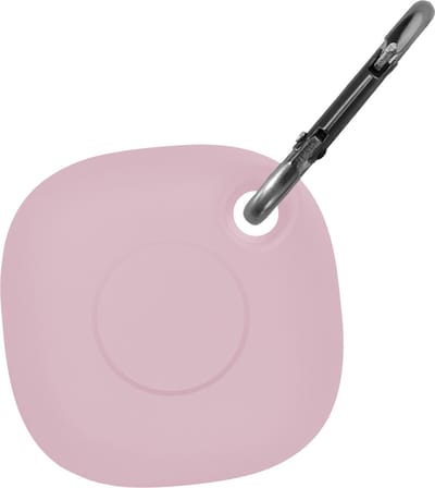 Siliconen Sleutelhanger Hoesje Geschikt voor Samsung Galaxy SmartTag - Sleutelhanger Houder Hoes Geschikt voor Samsung Galaxy SmartTag - Roze