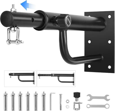 Verstelbare zware tas muurbeugel - Heavy-Duty bokszak hanger voor kickboksen en Muay Thai