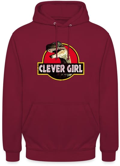 Jurassic World Raptor Clever Girl Hoodie Unisex