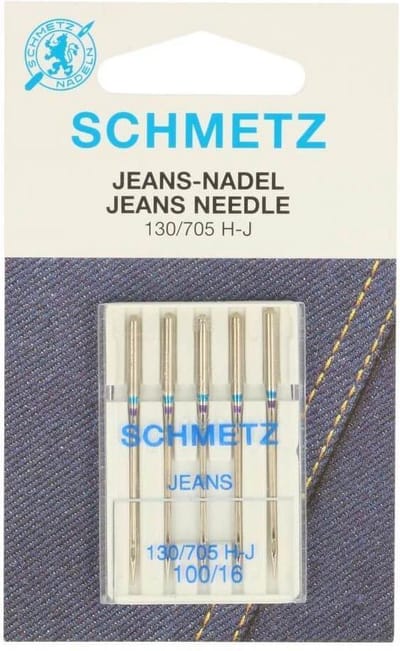 Schmetz Jeansnaalden 100/16, Per Pakje.