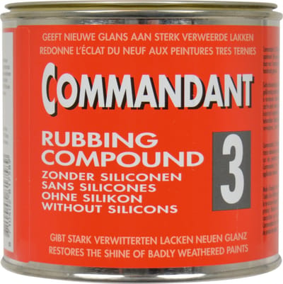Commandant C35 Rubbing Compound Nr. 3 – Herstelt verweerde Lak – Siliconenvrij – Handmatig Gebruik – 500gr