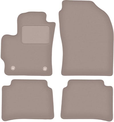 Beige velours matten voor: Toyota Corolla E21 hatchback (2019-)