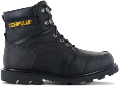 CAT Caterpillar Allerton Boots - Heren Laarzen Leer Zwart P725445 , Maat: EU 40 UK 6