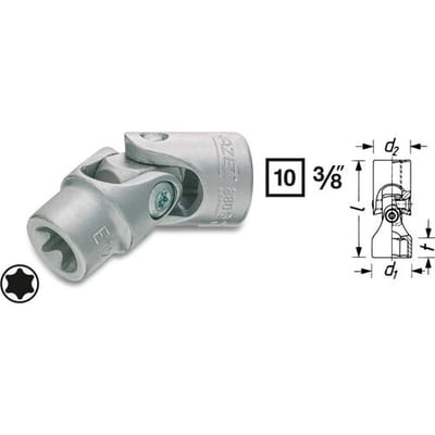 Hazet 880G-E12 880G-E12 Kniegewrichtsleutelinzet 3/8 (10 mm)