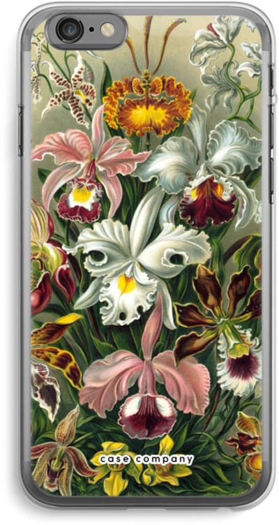 Case Company® - Hoesje geschikt voor iPhone 6 PLUS / 6S PLUS hoesje - Haeckel Orchidae - Soft Cover Telefoonhoesje - Bescherming aan alle Kanten en Schermrand