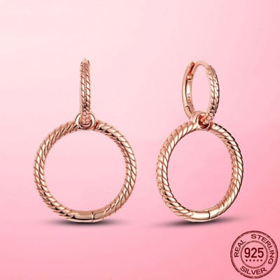 925 Zilveren Hoepel Oorbellen Voor Vrouwen Glinsterende Pavé CZ U-Vorm Ster Maan Veer Grote Cirkel Luxe Verloving Bruiloft Oorbel beige
