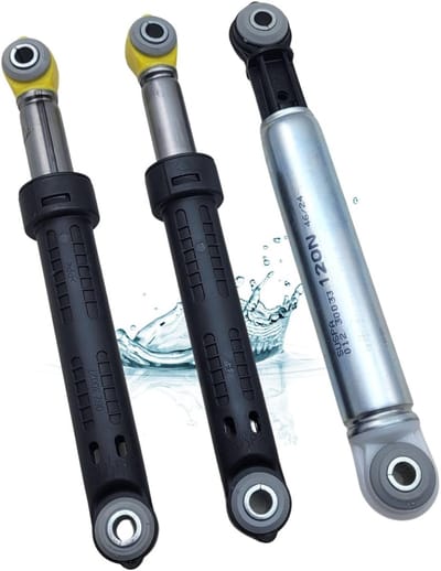 Famanu – Set van 3 schokdempers - trillingsdemper - 8 mm boring - reserveonderdeel wasmachinedemper