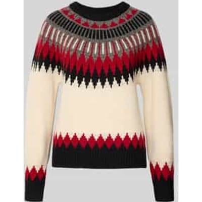 Gebreide pullover van een mix van wol en kasjmier